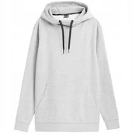 Bluzy męskie - ﻿Bluza Męska Z Kapturem 4F Dresowa H4L22 Blm352 Szara - miniaturka - grafika 1