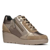 Sneakersy damskie - Sneakersy Geox D Ilde D36RAC 0BN22 C6692 Szary - miniaturka - grafika 1