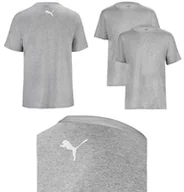 Koszulki męskie - P94 Koszulka Męska Tshirt Krótki Rękaw Bawełna Szara Puma Rozmiar L - miniaturka - grafika 1