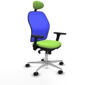 Fotele i krzesła biurowe - Krzesło Biurowe Piqueras y Crespo 3D086N1 Pistacjowy - miniaturka - grafika 1
