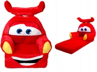 Maskotki i pluszaki - MASKOTKA ZYGZAK PUFA AUTA SAMOCHÓD DZIECKA FOTELIK - miniaturka - grafika 1