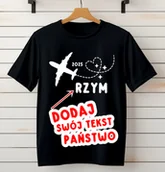 Koszulki i topy damskie - Koszulki na wyjazd WAKACYJNY dla grupy - dodaj swój tekst - miniaturka - grafika 1