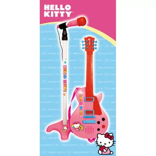 Reig Hello Kitty Gitara i Mikrofon na Statywie 1509 - Instrumenty muzyczne dla dzieci - miniaturka - grafika 1