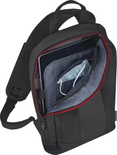 Plecak na jedno ramię Wenger Monosling Czarny - Plecaki - miniaturka - grafika 5