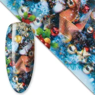 Ozdoby do paznokci - Folia transferowa Christmas 100 cm Nr 12 - miniaturka - grafika 1