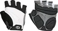 Rękawiczki rowerowe - Author Rękawiczki rowerowe Author Lady Comfort Gel czarno-białe L uniwersalny - miniaturka - grafika 1