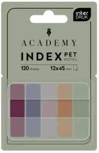 Zakładki indeksujące Pet Smart Academy 12x45mm - INTERDRUK - Zakładki do książek - miniaturka - grafika 1