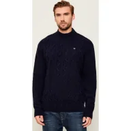 Swetry męskie - Napapijri Wełniany półgolf D-NINO T 176 | Relaxed fit - miniaturka - grafika 1