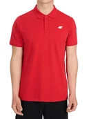 Koszulki męskie - Męska koszulka polo 4F PTSM0771 czerwony 62S XXL - miniaturka - grafika 1
