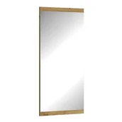 Lustra - Prostokątne Lustro Wiszące Dąb Artisan W7-H86 - miniaturka - grafika 1