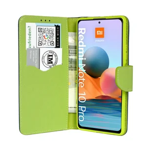 cofi1453® Book Case Fancy dla XIAOMI REDMI NOTE 10 PRO MAX Etui na telefon komórkowy Etui na portfel Etui ochronne z funkcją podstawki, slot na karty Niebiesko-zielony - Etui i futerały do telefonów - miniaturka - grafika 1