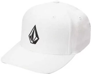 Czapki dla dzieci - Volcom Full Stone Flexfit white czapki z daszkiem - L/XL - grafika 1