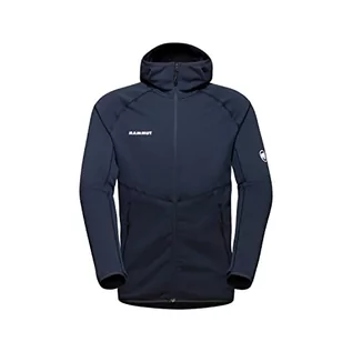 Kurtki męskie - Mammut Kurtka męska 1014 Midlayer Aconcagua, granatowa, regular, morski, S - grafika 1