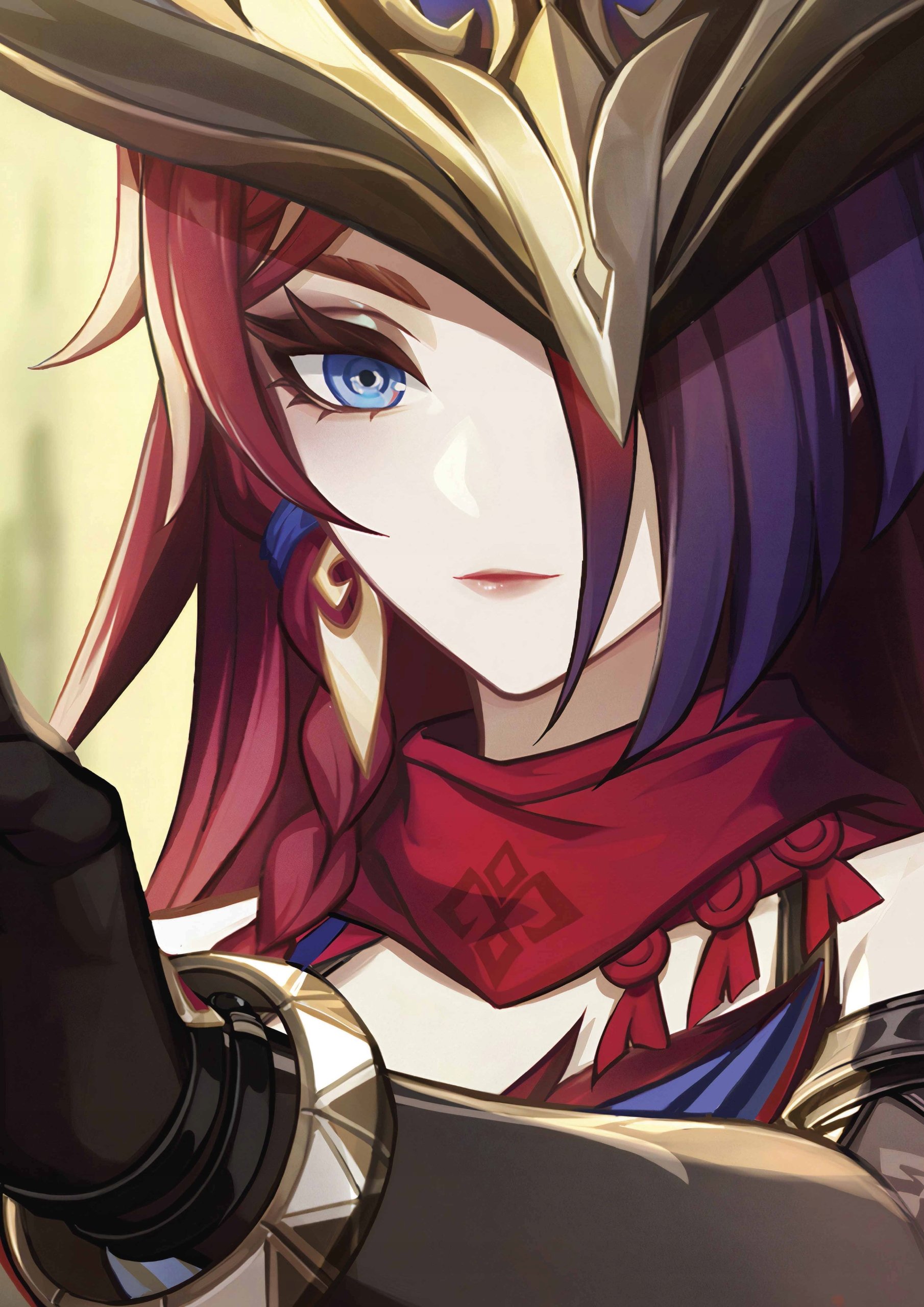 Plakat A3 Genshin Impact Anime Gra Chasca