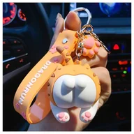 Breloki - Brelok do kluczy  SWEET CAT ORANGE BRL275 - miniaturka - grafika 1