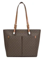 Torebki damskie - Michael Kors Shopper bag w kolorze ciemnobrązowym - 37 x 26 x 17 cm - miniaturka - grafika 1