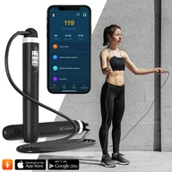 Skakanki - Insportline Inteligentna skakanka fitness smart z bluetooth Jumpsmart, Biały 23511-1 - miniaturka - grafika 1