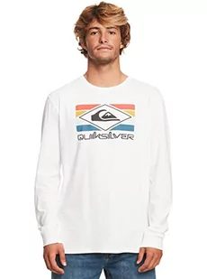 Quiksilver Koszulka podstawowa, męska, biała, M - Koszulki męskie - miniaturka - grafika 1