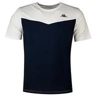 Koszulki męskie - Kappa Męski t-shirt Elixom, niebieski, XL, niebieski, XL - miniaturka - grafika 1