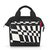 Torebki damskie - reisenthel allrounder cross romb, midnight gold – mała torba crossbody ze zdejmowanym i regulowanym paskiem na ramię – wykonana z wodoodpornego materiału, Op-art, Cross, allrounder cross - miniaturka - grafika 1