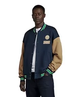 Swetry damskie - G-STAR RAW Men's Bomber luźny kardigan sweter, wielokolorowy (Salute/Berge C988-D967), M, Wielokolorowe (Salute/Góry C988-d967), M - miniaturka - grafika 1