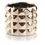 Donice - Osłonka Ceramiczna Okrągła Złota Glamour 15 Cm - miniaturka - grafika 1