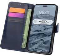 Etui i futerały do telefonów - Bizon Etui z klapką Case Pocket do Honor Magic7 Pro, granatowe - miniaturka - grafika 1