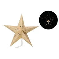 Oświetlenie świąteczne - Gwiazda 10 LED ciepły biały 35 cm mix 4 kolory - miniaturka - grafika 1