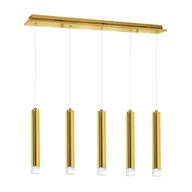 Lampy sufitowe - Milagro Lampa wisząca LED Goldie 5 Złoty ML5715 - ML5715 - miniaturka - grafika 1