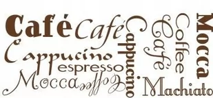 Naklejka do kuchni mat - Coffe kawa 26, 200x80 cm - Naklejki na ścianę - miniaturka - grafika 1