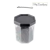 Pozostałe akcesoria fryzjerskie - Wsuwki fryzjerskie do włosów E-62 150 szt. 4,9 cm czarne - miniaturka - grafika 1