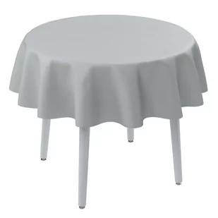 Dekoria Obrus okrągły gołębi srebrny z połyskiem 135 cm Damasco 415-141-77 - Obrusy i serwetki - miniaturka - grafika 1