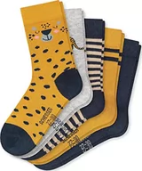 Skarpetki damskie - Schiesser Chłopięce dziecięce skarpety, 5 par, skarpety dziecięce - rozmiar od 19 do 34, Posortowane 1_177714, 27-30 - miniaturka - grafika 1