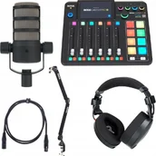 Mikrofony komputerowe - Rode Podcast & Streamer Studyjny Zestaw do Nagrywania Podcastów Nowy - miniaturka - grafika 1