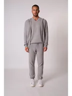 Swetry męskie - Perfect Cashmere Kaszmirowy kardigan w kolorze szarym - miniaturka - grafika 1