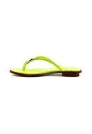 Sandały damskie - Michael Kors Sandały damskie Annie Thong, Brt Limeade, 42 EU - miniaturka - grafika 1