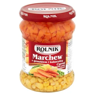 Rolnik Mieszanka marchew z groszkiem i kukurydzą 500 ml - Mieszanki warzywne, sałatki - miniaturka - grafika 1