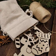 Bombki - Świąteczne zabawki - mały zestaw ozdób choinkowych, 20 sztuk - miniaturka - grafika 1