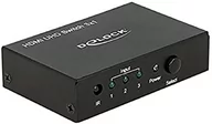 Moduły wifi i przekaźniki sygnału - Delock System przekazu sygnału AV HDMI Switch 3 in &gt 1 out HDMI 4K UHD 18683 - miniaturka - grafika 1