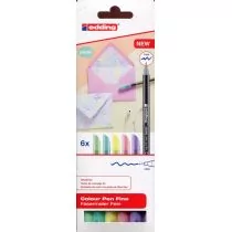 Edding Pisaki artystyczne 6kol pastel 1200/6S - Markery permanentne - miniaturka - grafika 1