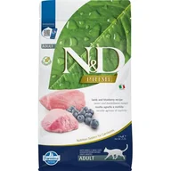 Sucha karma dla kotów - Farmina N&D Low Grain Feline Adult Lamb&Blueberry 1,5 kg - miniaturka - grafika 1