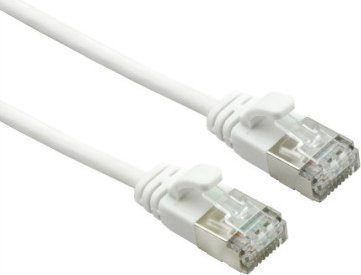 Roline ROLINE U/FTP DataCenter Kabel Cat.7, LSOH, met RJ45 connectoren 500 MHz / Class EA, extra dun, wit, 5 m
