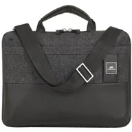 Torby na laptopy - Rivacase Torba do MacBook Pro 13" oraz innych czarna + - miniaturka - grafika 1