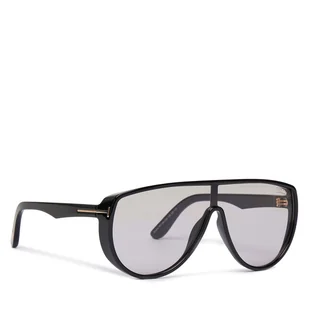 Okulary przeciwsłoneczne Tom Ford Achilles FT1182 01A Czarny - Okulary przeciwsłoneczne - miniaturka - grafika 1