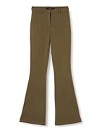 Spodnie damskie - bestseller a/s VMAMIRA MR Flared Pant GA NOOS spodnie damskie, zielony (Ivy Green), M/32 - miniaturka - grafika 1
