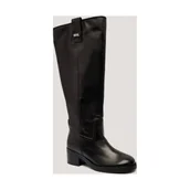 Kozaki damskie - Karl Lagerfeld Skórzane oficerki BROOKLYN - miniaturka - grafika 1