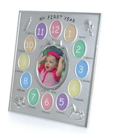 Ramki na zdjęcia - Ramka roczek 13 zdjęć srebrna CK-608 - miniaturka - grafika 1