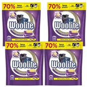 Środki do prania - Zestaw Woolite Dark z keratyną Kapsułki do Prania Czerń, ciemne kolory i jeans 132szt - miniaturka - grafika 1