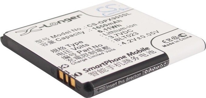 TECHTEK Baterie kompatybilny z [OPPO] A91, R807, R811, X905 zastępuje BLT023