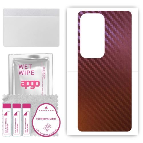 folia naklejka skórka strukturalna na TYŁ do Vivo V30 Pro - Carbon Kameleon CAKA5 - apgo SKINS